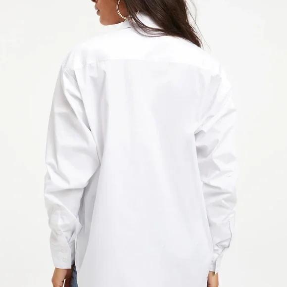 NWT Good Americann BUTTON DOWN 2.0 SHIRT - Picture 3 of 8